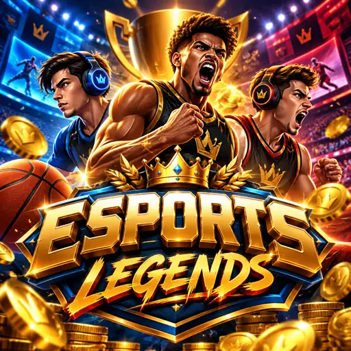 Arena de esports com jogadores profissionais de CS2 competindo no palco