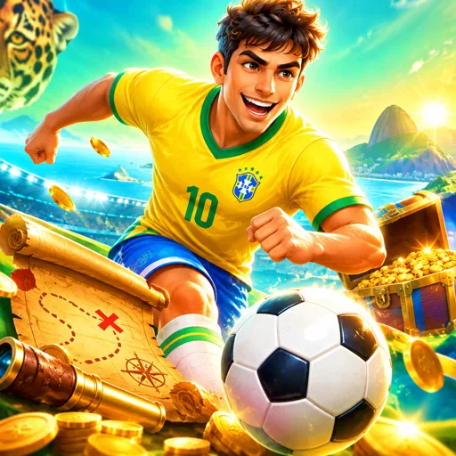 Jogador cobrando falta em jogo do Brasileirão