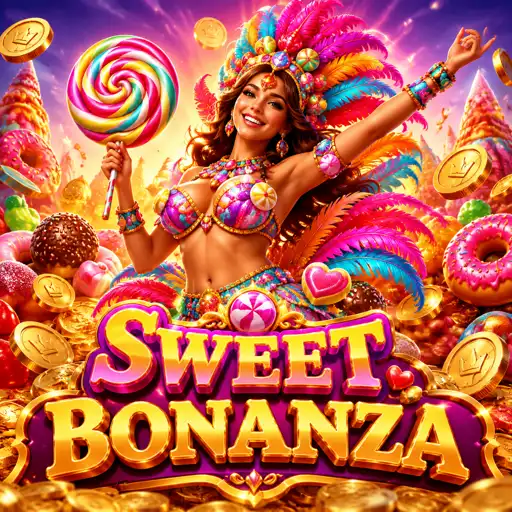 Captura de tela do Sweet Bonanza com multiplicadores de bomba durante a rodada de giros grátis